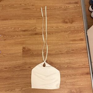 Zara White Halter Top